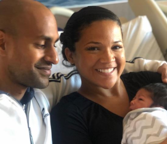 Tony Balkissoon and Laura Jarrett with their firstborn born James in July 2019
